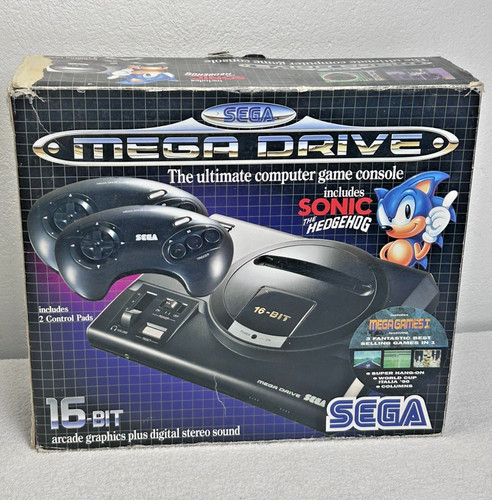 Sega mega drive bit console - mega,