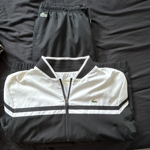 Lacoste black and - and, white