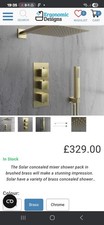 Brushed Brass 2 Outlet