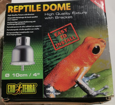 Exo Terra Aluminium Nano Dome Light Fixture for Terrariums and Reptile