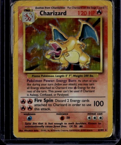 Charizard unlimited holo - unlimited,