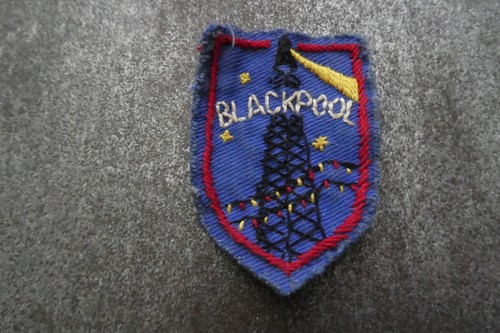 Blackpool woven cloth patch - cloth,
