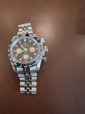 Custom Chronograph Watch. Sapphire Glass. Ceramic Bezel, v63 Movement