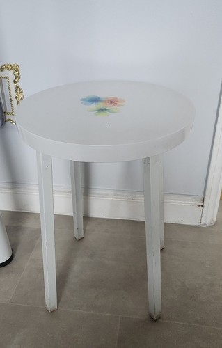 Small vintage antique stool - vintage,