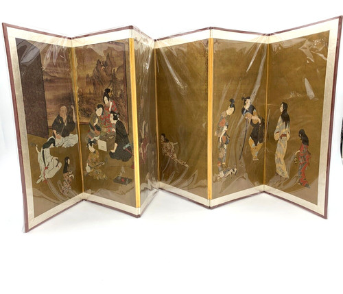 Hikone screen edo period - hikone,