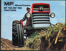 1973 Massey Ferguson MF 135 and MF 150 Tractor Brochure Leaflet