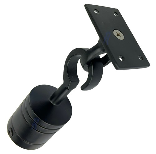 Powder coated black - coated, decking