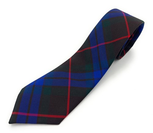 Men tartan neck tie - neck,
