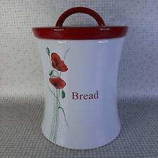 Dunelm Ceramic Poppy Bread Bin