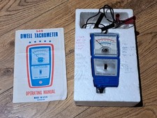 VINTAGE DWELL TACHOMETER  TESTER MADE IN THE USA