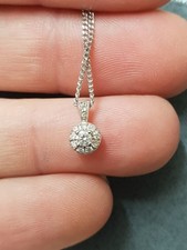 9ct White Gold Diamond