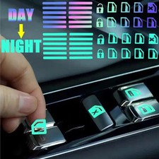 Colorful Luminous Car Button