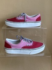 VANS Era Platform Chili Pepper Fuchsia Pink Size UK 6.5