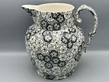 Burleigh Cherry Blossom Chintz Black - 4 pint Large Jug