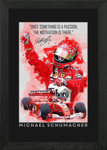 Michael schumacher framed - schumacher,
