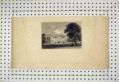Original old antique print - original,