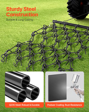 4x4 ft Drag Harrow, Chain