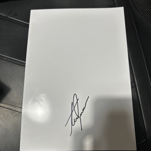 Alan shearer signed glossy - alan, a4