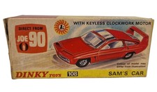 JOE 90 Sam's Car 108 with dabge made by DINKY TOYS circa 1969 - 1974