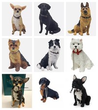 Realistic dog breed ornaments - realistic,