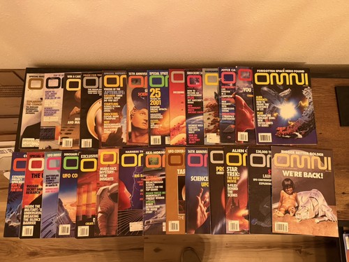 Omni magazine lot issues - omni,