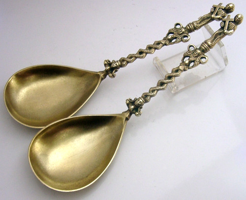 Heavy 112g solid - silver, gilt