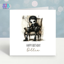 Goth Boy Birthday Card