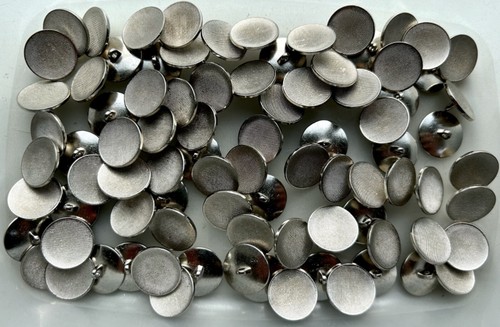 Buttons 15mm 18mm - 20mm, silver