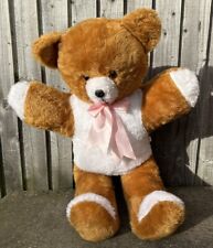 Vintage - Very Large Teddy Bear - Soft Plush Toy - 1980s Deejay - 35" Huge Bear