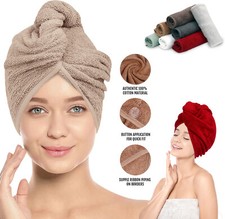 100% Cotton Hair Drying Towel
