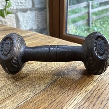Antique Cast Iron Number 2 Dumbbell Kenrick & Sons