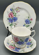 Royal Albert Petit Point - Friendship Series Sweet Pea Trio.