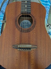 Luna Safari Muse Travel Guitar Mahogany - With travelcase - OFFERS!