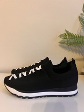 Dkny Black White Womens Shoes Trainers Size 5 Uk