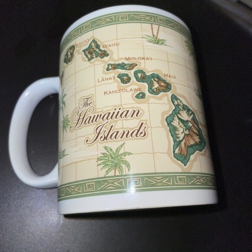 The hawaiian islands map tan - the,