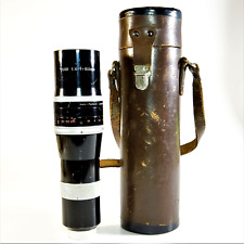 ✅ Paillard Bolex H16 Movie Camera Kern Yvar 150mm Telephoto C-Mount Lens In Case