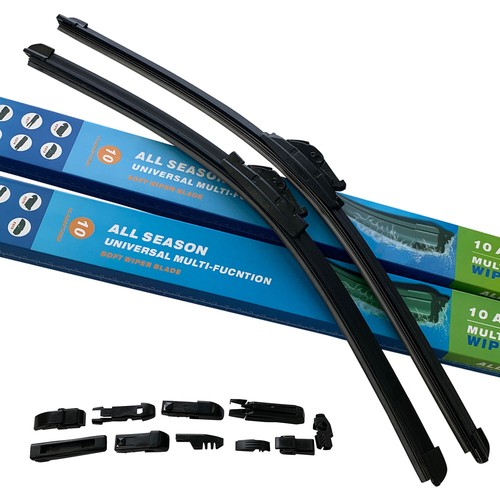 Wiper blades flat - 2x, front