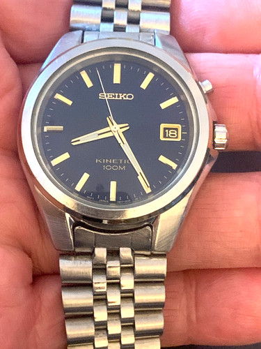Seiko men kinetic watch - kinetic,