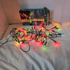 VTG Titan 40 Traditional Christmas Tree Petal Lights Tulip Set 2 Spare Bulbs 