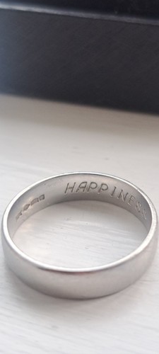 Platinum hallmarked wedding - hallmarked,