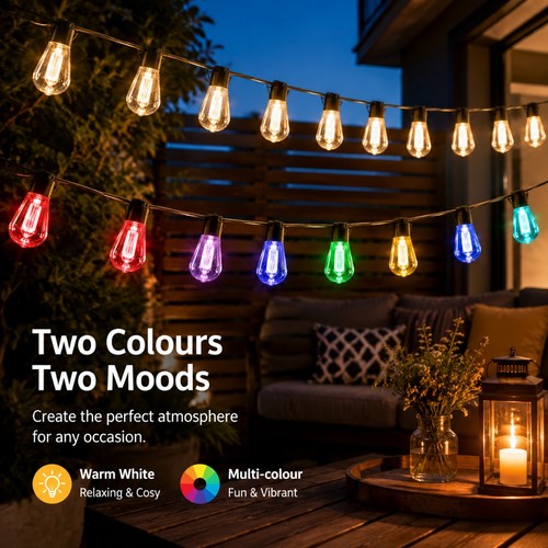 Led solar powered retro - 20/30,