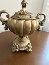 Antiqued Gold large covered