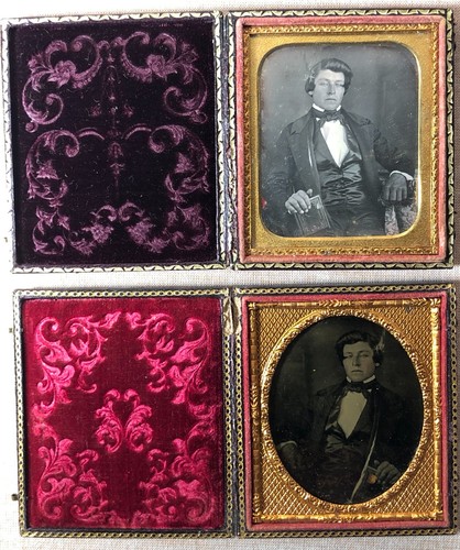 Daguerreotype with ambrotype - with,