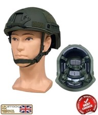 MILITARY ARMY BULLETPROOF BALLISTIC TACTICAL HELMET OLIVE GREEN NO CERTIFICATION