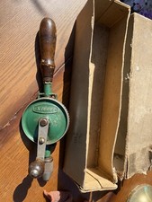 Vintage Fabrex 400,hand drill,carpenter tool kit,double drive gear,5/16”Chuck
