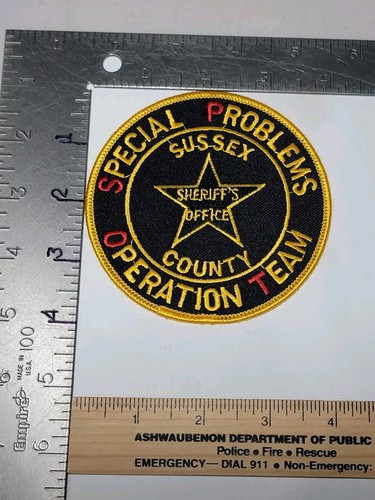 Police patch virginia sussex - police,