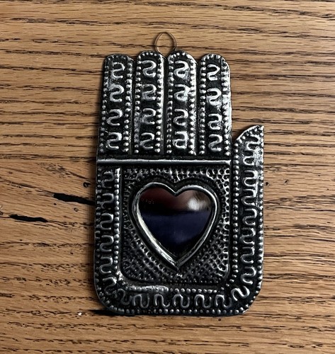 Punched tin sacred milagro - punched,