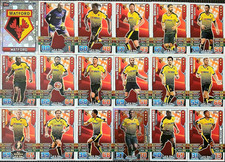 Match Attax Cards Full Team Set x 18 Watford 2015/2016 Season 15-16 plus shinys
