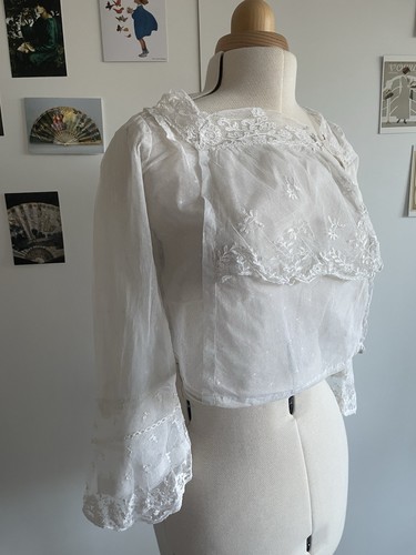 Antique sheer lace 1910s