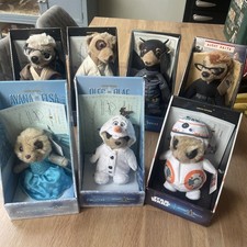 7x Meerkat Plush Toys All With